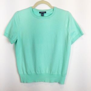 LANDS’ END 90’s Preppy Short-sleeve Sweater